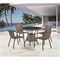 Комплект плетеной мебели T197ANS-W53/Y137C-W53 Brown 4Pcs - фото 136683