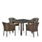 Комплект плетеной мебели T257A/Y350A-W53 Brown 4Pcs - фото 136717