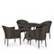 Комплект плетеной мебели T707ANS/Y350-W53 4Pcs Brown - фото 136796