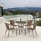 Комплект плетеной мебели T282ANT/Y137C-W56 Light Brown 4Pcs - фото 136802