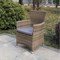 Плетеное кресло AM-395B Beige - фото 139075