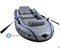 Надувная лодка Intex 68324 4-х местная Excursion 4 Set + насос, весла - фото 98463